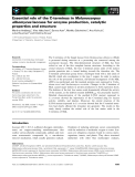 Báo cáo khoa học: Essential role of the C-terminus in Melanocarpus albomyces laccase for enzyme production, catalytic properties and structure