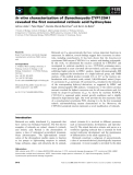 Báo cáo khoa học: In vitro characterization of Synechocystis CYP120A1 revealed the ﬁrst nonanimal retinoic acid hydroxylase