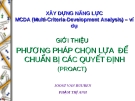 GiỚI THIỆU PHƯƠNG PHÁP CHỌN LỰA  ĐỂ CHUẨN BỊ CÁC QUYẾT ĐỊNH