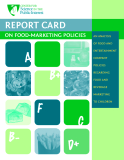 RepoRt CaRd on Food-MaRketing poliCies - A- an analysis oF Food and enteRtainMent CoMpany poliCies RegaRding Food and BeveRage MaRketing to ChildRen