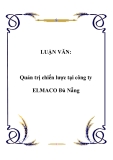 Luận văn: Quản trị chiến lược tại công ty ELMACO Đà Nẵng