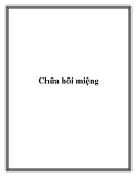 Chữa hôi miệng