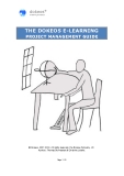 THE DOKEOS E-LEARNING PROJECT MANAGEMENT GUIDE