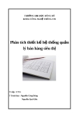 Đồ án:  Phân tích thiết kế hệ thống quản lý bán hàng siêu thị 