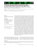 Báo cáo khoa học: Proteomic characterization of lipid raft proteins in amyotrophic lateral sclerosis mouse spinal cord