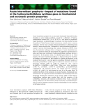 Báo cáo khoa học: Acute intermittent porphyria – impact of mutations found in the hydroxymethylbilane synthase gene on biochemical and enzymatic protein properties