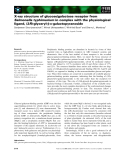 Báo cáo khoa học: X-ray structure of glucose/galactose receptor from Salmonella typhimurium in complex with the physiological ligand, (2R)-glyceryl-b-D-galactopyranoside