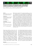 Báo cáo khoa học: Structural features and dynamics of a cold-adapted alkaline phosphatase studied by EPR spectroscopy