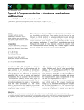 Báo cáo khoa học: Typical 2-Cys peroxiredoxins – structures, mechanisms and functions