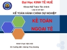 KẾ TOÁNNGOẠI TỆ