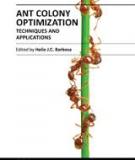 ANT COLONY OPTIMIZATION TECHNIQUES AND APPLICATIONS
