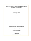 Research " ESSAYS ON PRICING FIXED INCOME DERIVATIVES AND RISK MANAGEMENT "