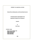 Research " Monetary Policy , the Banking System, and Short -term Money Instrusments "