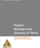 PROJECT MANAGEMENT GLOSSARY OF TERMS