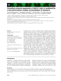 Báo cáo khoa học: Vanadium-induced apoptosis of HaCaT cells is mediated by c-fos and involves nuclear accumulation of clusterin