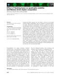 Báo cáo khoa học: Effect of ﬂanking bases on quadruplex stability and Watson–Crick duplex competition