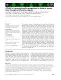 Báo cáo khoa học: Pfkfb3 is transcriptionally upregulated in diabetic mouse liver through proliferative signals