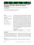 Báo cáo khoa học: Structure of RNase Sa2 complexes with mononucleotides – new aspects of catalytic reaction and substrate recognition