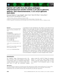 Báo cáo khoa học: Hyphal cell walls from the plant pathogen Rhynchosporium secalis contain (1,3⁄1,6)-b-D-glucans, galacto- and rhamnomannans, (1,3;1,4)-b-D-glucans and chitin