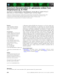 Báo cáo khoa học: Structural characterization of L-glutamate oxidase from Streptomyces sp. X-119-6