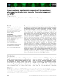 Báo cáo khoa học: Structural and mechanistic aspects of ﬂavoproteins: photosynthetic electron transfer from photosystem I to NADP+