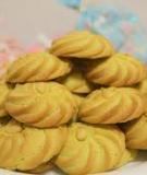 Tự làm Bánh quy ăn Tết chocolate, trà xanh, dừa, hoa quả khô – Shortbread cookies