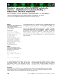 Báo cáo khoa học: Structural framework of the GABARAP–calreticulin interface – implications for substrate binding to endoplasmic reticulum chaperones