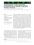 Báo cáo khoa học: A characteristic Glu17 residue of pig carnitine palmitoyltransferase 1 is responsible for the low Km for carnitine and the low sensitivity to malonyl-CoA inhibition of the enzyme