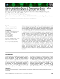 Báo cáo khoa học: Alanine aminotransferase of Trypanosoma brucei – a key role in proline metabolism in procyclic life forms