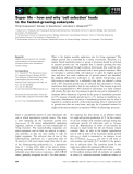 Báo cáo khoa học: Super life – how and why ‘cell selection’ leads to the fastest-growing eukaryote