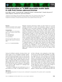 Báo cáo khoa học: Characterization of 1H NMR detectable mobile lipids in cells from human adenocarcinomas