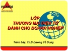  TÀI LIỆU THƯƠNG MẠI ĐIỆN TỬ DÀNH CHO DOANH NGHIỆP