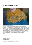 Echo Flower Shawl