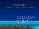 Chuyên đề về: Gối đỡ trục trung gian