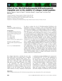 Báo cáo khoa học: Effect of the -Gly-3(S)-hydroxyprolyl-4(R)-hydroxyprolyltripeptide unit on the stability of collagen model peptides