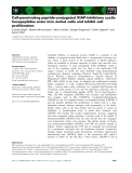 Báo cáo khoa học: Cell-penetrating peptide-conjugated XIAP-inhibitory cyclic hexapeptides enter into Jurkat cells and inhibit cell proliferation