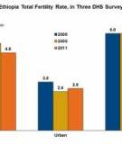 Ethiopia  Demographic  and Health   Survey  2011  Preliminary  Report      