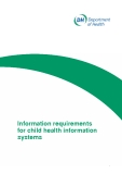 Information requirements   for child health information systems   