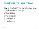 CHƯƠNG 4: THUẾ GIÁ TRỊ GIA TĂNG