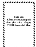 Luận văn Kế toán các khoản phải thu - phải trả tại công ty TNHH Successful Man