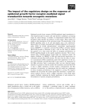 Báo cáo khoa học: The impact of the regulatory design on the response of epidermal growth factor receptor-mediated signal transduction towards oncogenic mutations