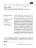 Báo cáo khoa học: Molecular basis for speciﬁcities of reactivating factors for adenosylcobalamin-dependent diol and glycerol dehydratases