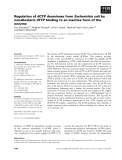 Báo cáo khoa học: Regulation of dCTP deaminase from Escherichia coli by nonallosteric dTTP binding to an inactive form of the enzyme