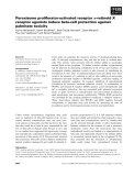 Báo cáo khoa học: Peroxisome proliferator-activated receptor a–retinoid X receptor agonists induce beta-cell protection against palmitate toxicity