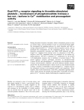 Báo cáo khoa học: Dual P2Y12 receptor signaling in thrombin-stimulated platelets – involvement of phosphoinositide 3-kinase b but not c isoform in Ca2+ mobilization and procoagulant activity