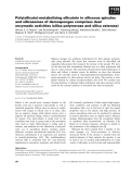 Báo cáo khoa học: Poly(silicate)-metabolizing silicatein in siliceous spicules and silicasomes of demosponges comprises dual enzymatic activities (silica polymerase and silica esterase)