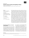 Báo cáo khoa học: Osmotic stress sensing and signaling in ﬁshes