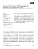 Báo cáo khoa học: Two novel Mesocestoides vogae fatty acid binding proteins – functional and evolutionary implications