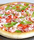 Pizza tôm chiên tẩm bột ngon đến mê mệt