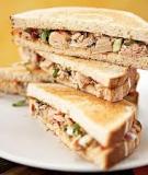 Sandwich cuộn dinh dưỡng tràn đầy cho ngày mới